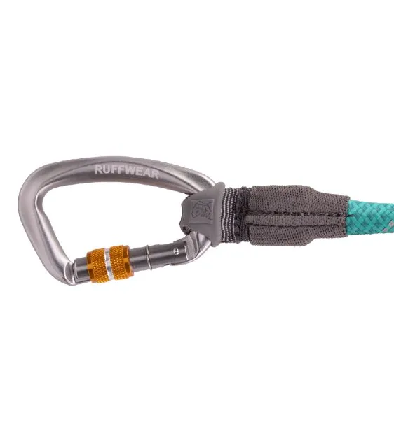 Ruffwear Knot-a-Long™ Short Rope Dog Leash with Locking Carabiner (Aurora Teal)