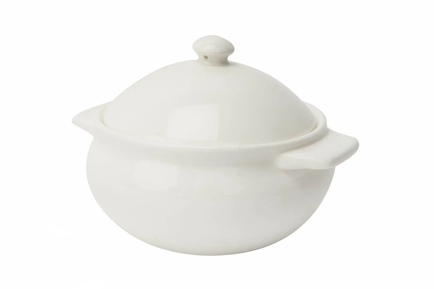 Set Of 3 White Baking Pot 12 Oz | 350 Ml