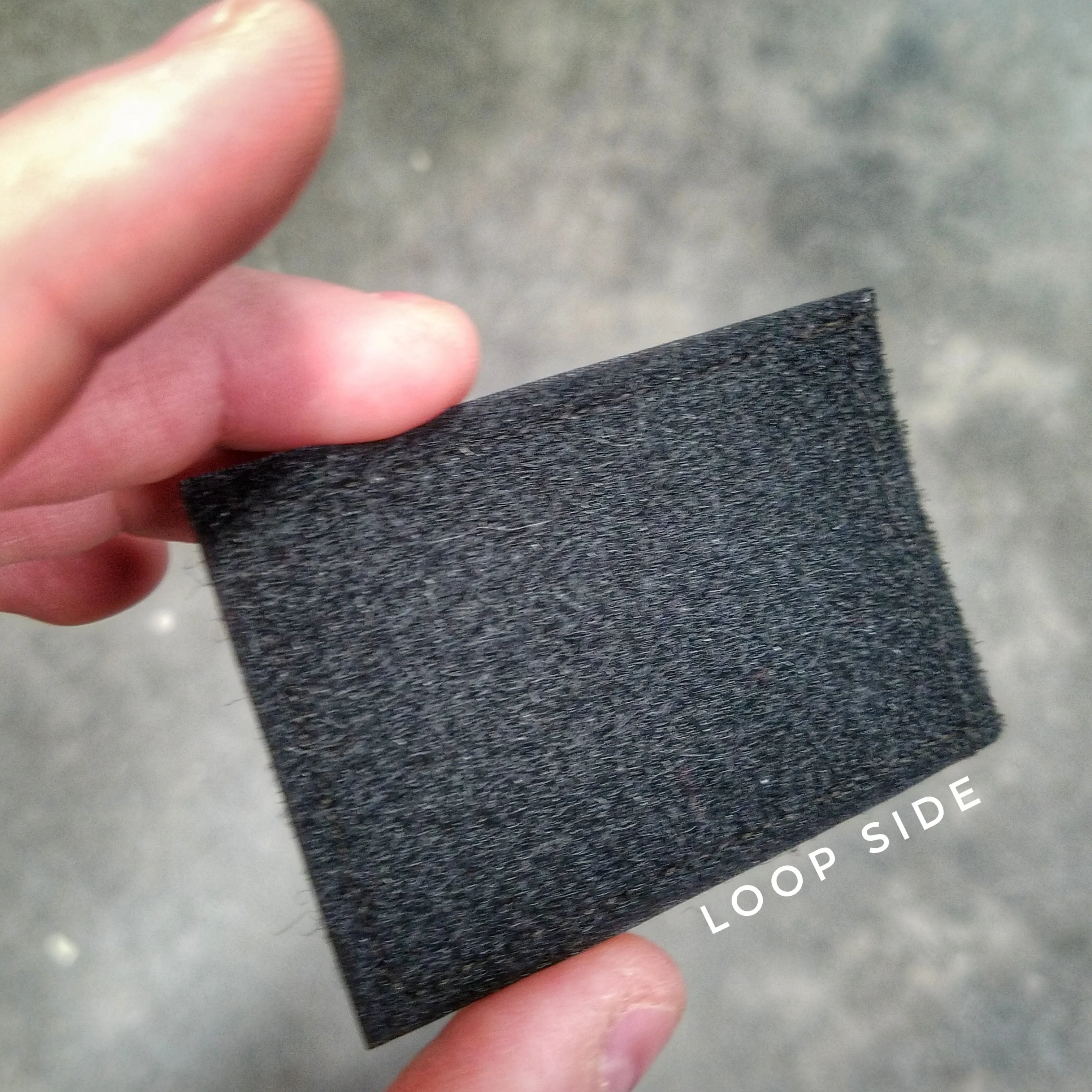 Subdued Storage Pocket Patch: A coverable two layer Velcro patch with hook and loop sides.