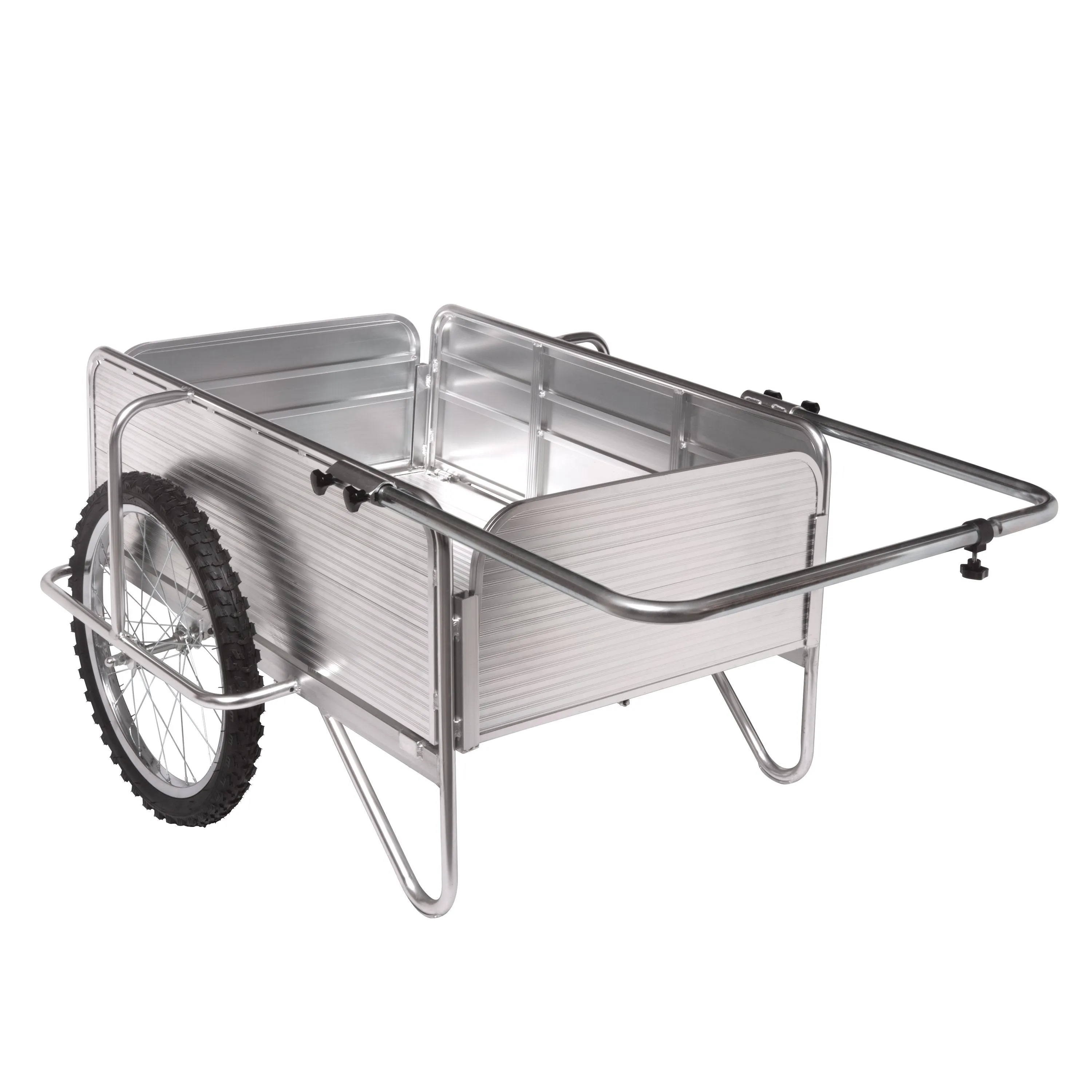 Sun Joe SJ-ALGC All-Purpose Heavy-Duty Aluminum Yard Cart With Removable Panels