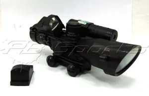 TacFire 2.5-10x40 Dual ILL Scope w/Green Laser w/Mini Red Dot