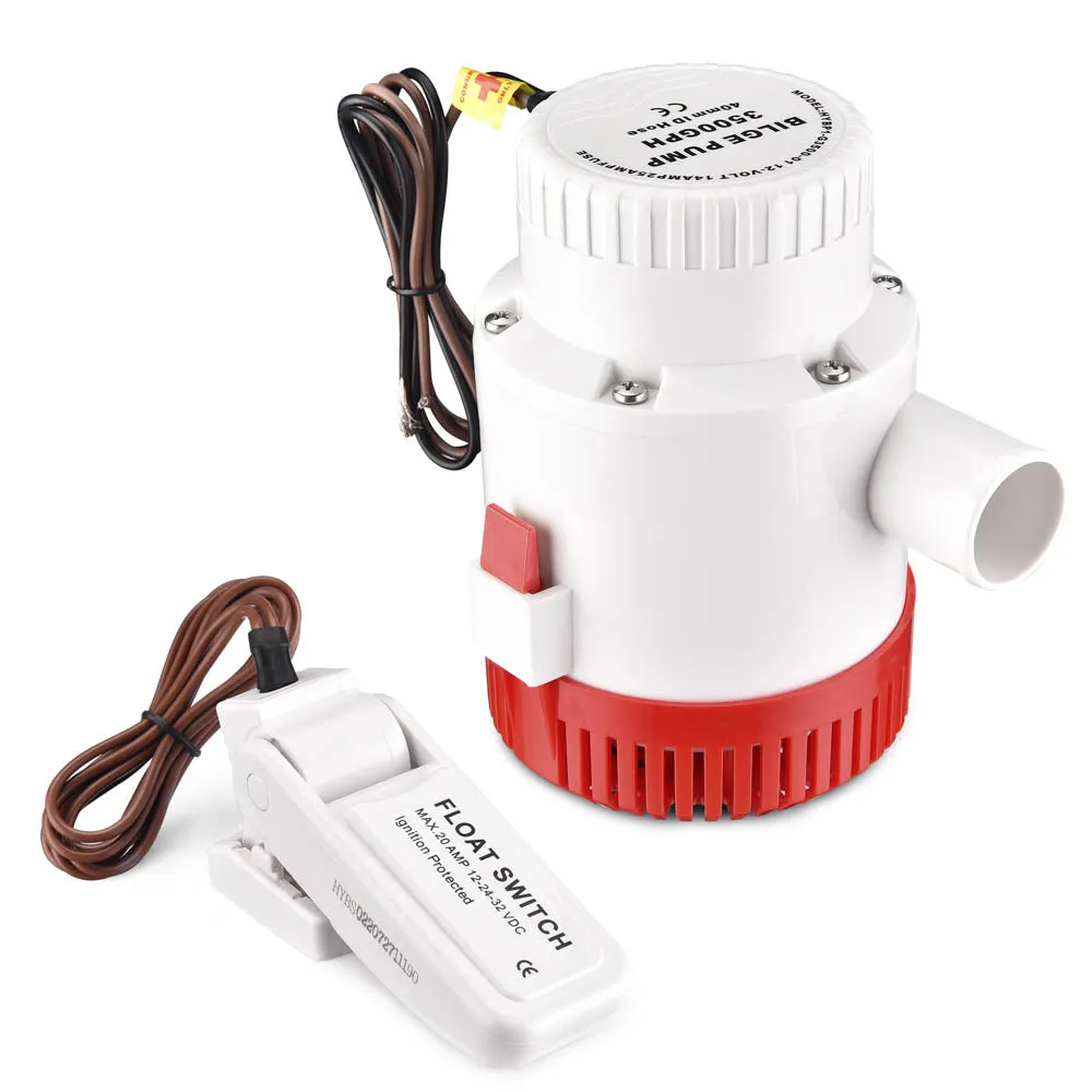 TheLAShop 12V Electric Bilge Pump Marine Boat Yacht, 3500GPH