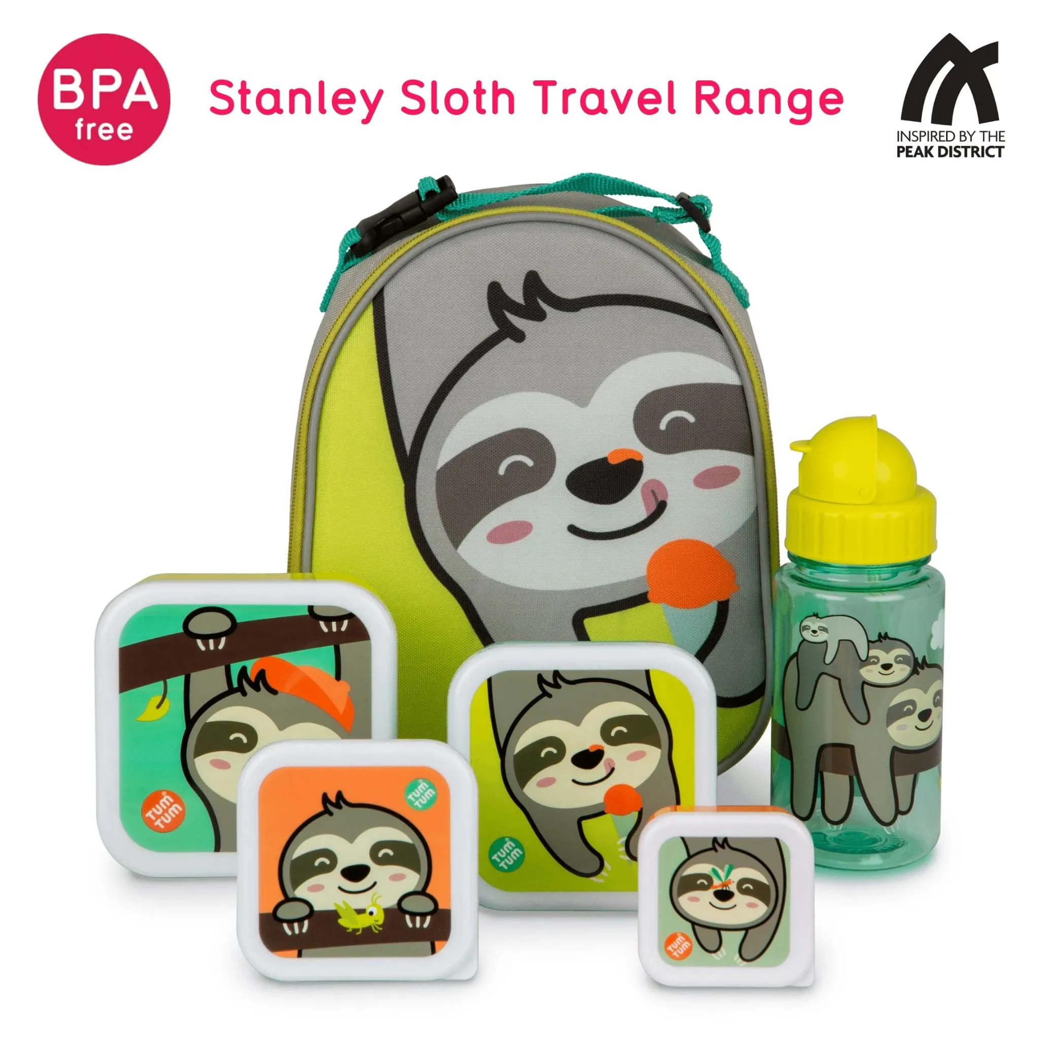 TUM TUM Nesting Snack Pots - Set of 4 (Stanley Sloth)