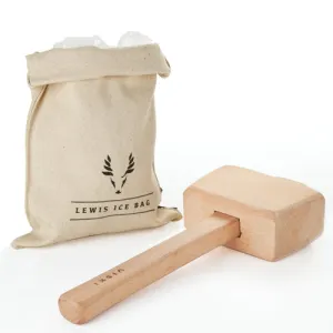 Viski Professional Lewis Ice Bag and Mallet