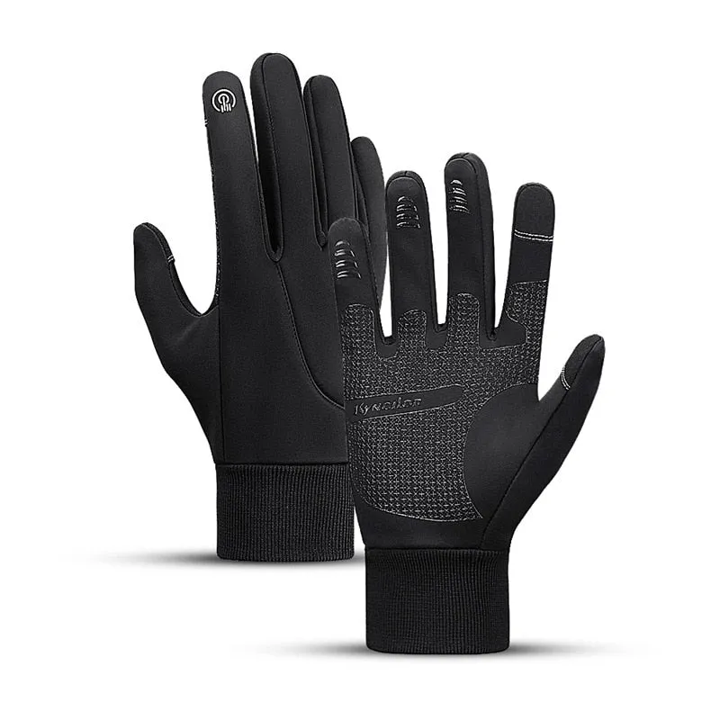 Winter Gloves Waterproof Warm Thermal Fleece Gloves Antislip Touch Screen Outdoor Sports