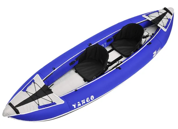 Z Pro Tango 200 Inflatable Kayak - Red or Blue - with 2 x 4 Piece Bravo Paddles 1 x Bravo 4 Pump -   In Stock